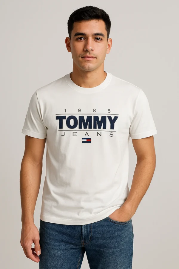 Tommy Jeans 1985  Pure Cotton T-Shirt