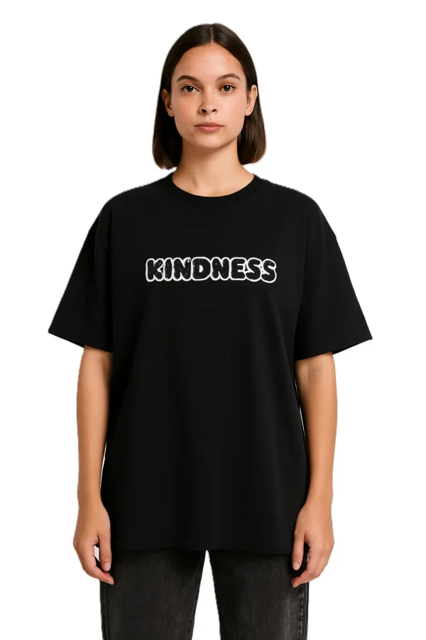 Kindness Graphic Drop Shoulder Oversized Tee