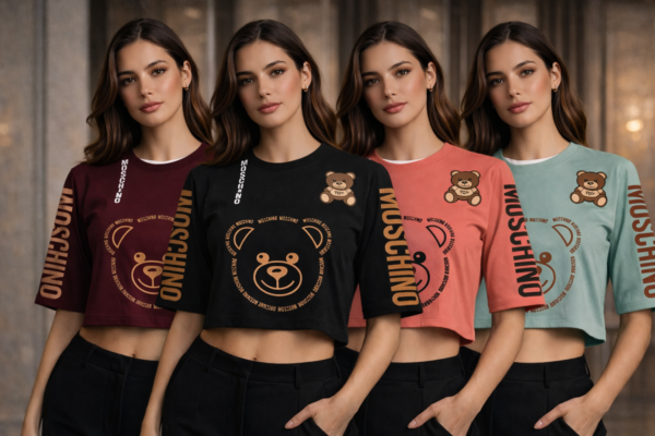 Women’s Premium Crop Top – Stylish Printed Cotton