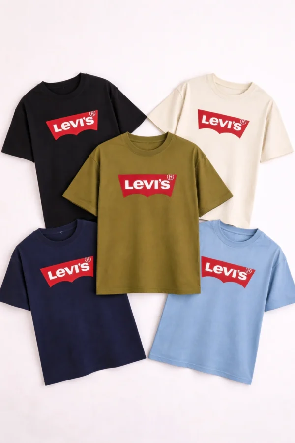 Levi’s T-Shirt – Premium Cotton Multi-Color Streetwear