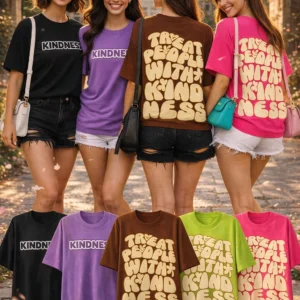 Kindness T-Shirt – Premium Oversized Graphic Tee | Treat People With Kindness Print